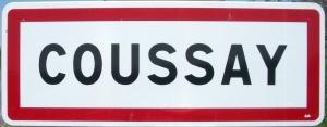 Coussay pancarte