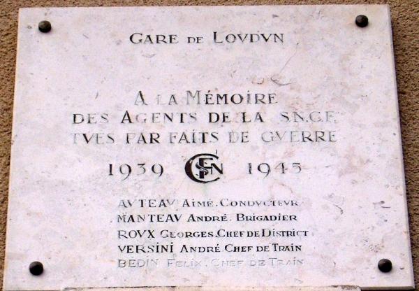 Gare Plaque Agents SNCF