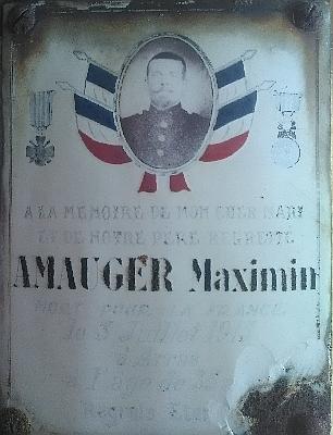 Plaque AMAUGER Maximin
