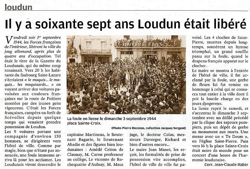 Article NR Dimanche 04082011 Liberation Loudun