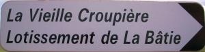 Mouterre-Silly Pancarte La Vielle Croupiere