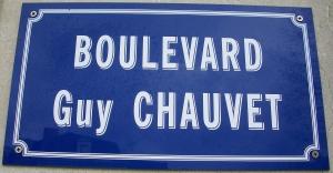 Plaque Bd Guy Chauvet