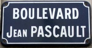 Plaque Boulevard Jean Pascault