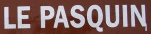 Plaque Le Pasquin