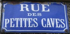 Plaque rue des Petites Caves
