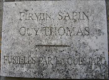St Clair Plaque Sapin et Thomas