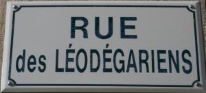 St Leger Plaque Rue des Leodegariens