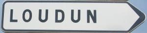 Plaque Direction Loudun