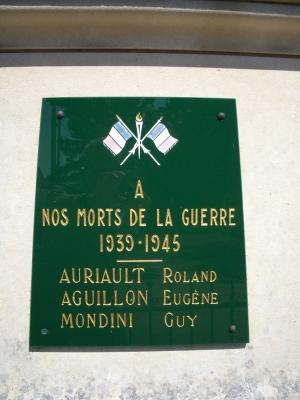 Verrue - Plaque 39-45